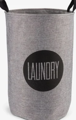 Vasketøjskurv ENAR Ø39xH58cm grå