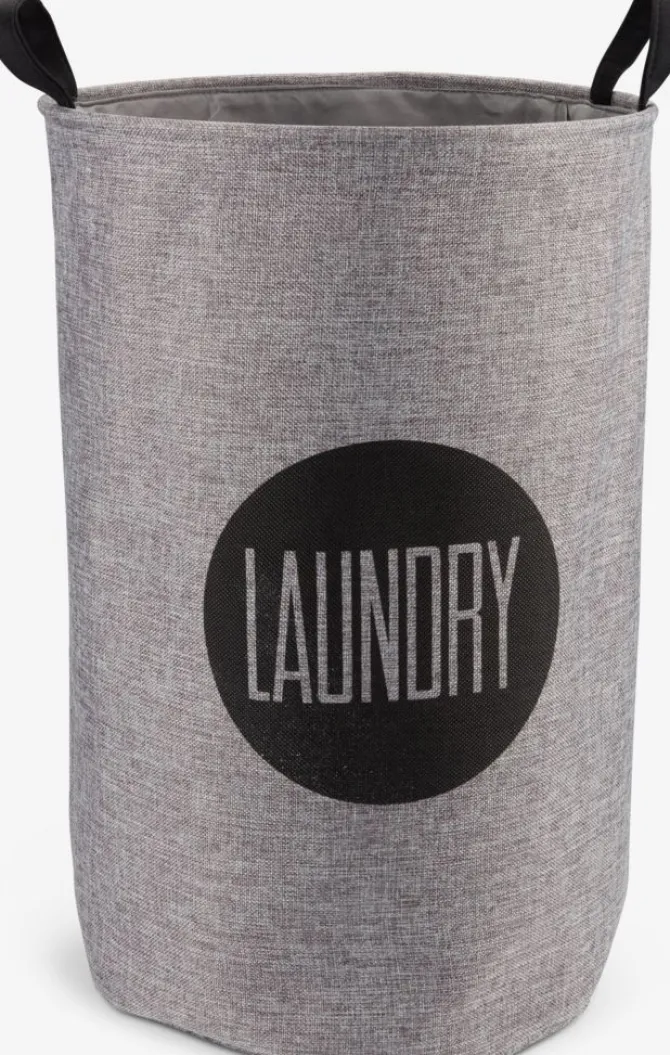 Vasketøjskurv ENAR Ø39xH58cm grå