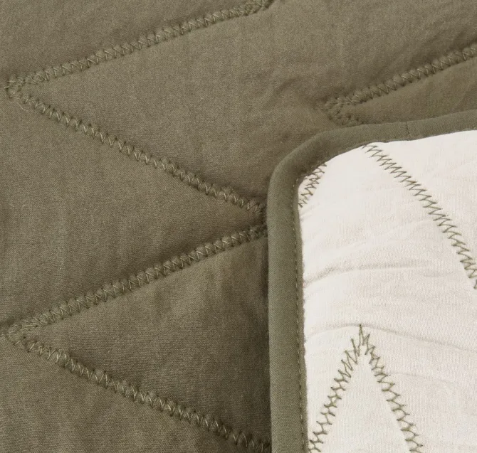 Vattæppe GULSTARR 130x180 grøn