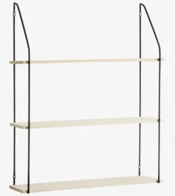 Væghylde HEJLSMINDE 3 hylder sort/natur