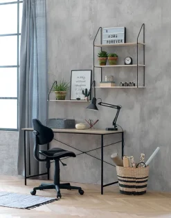 Væghylde HEJLSMINDE 3 hylder sort/natur