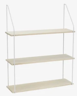 Væghylde HEJLSMINDE 3 hylder hvid/natur