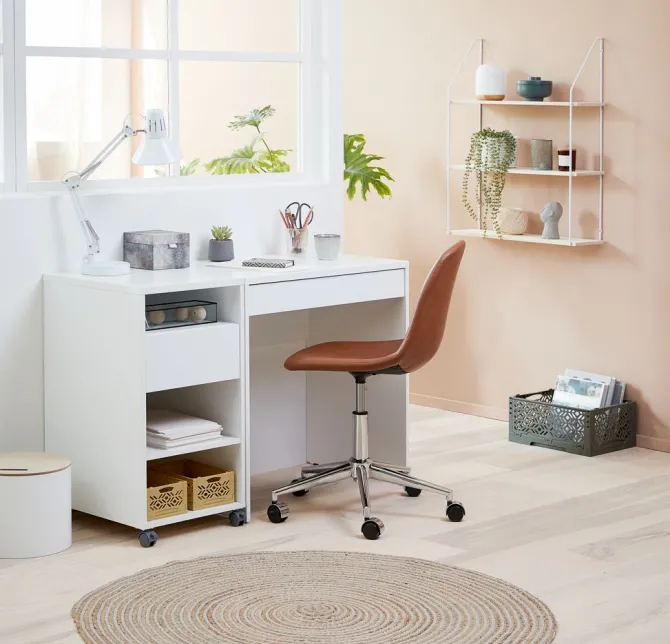 Væghylde HEJLSMINDE 3 hylder hvid/natur