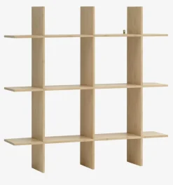 Væghylde KVISSEL 3 hylder bambus