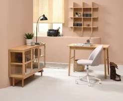 Væghylde KVISSEL 3 hylder bambus