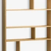 Væghylde SALTRUP 6 hylder bambus