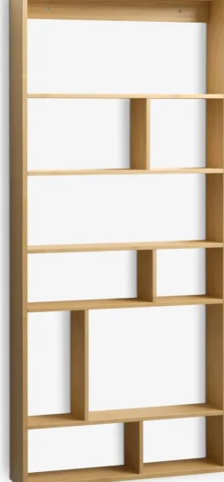 Væghylde SALTRUP 6 hylder bambus