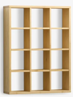 Væghylde TOLNE 12 hylder bambus