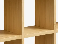 Væghylde TOLNE 12 hylder bambus