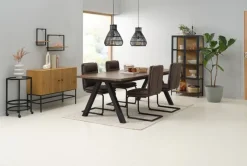 Væghylde TRAPPEDAL 2 stk/pk egefarve/sort