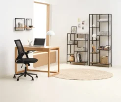 Væghylde TRAPPEDAL 2 stk/pk egefarve/sort