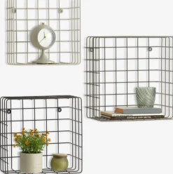 Væghylder STENUM beige/brun/mørkebrun 3 stk/pk