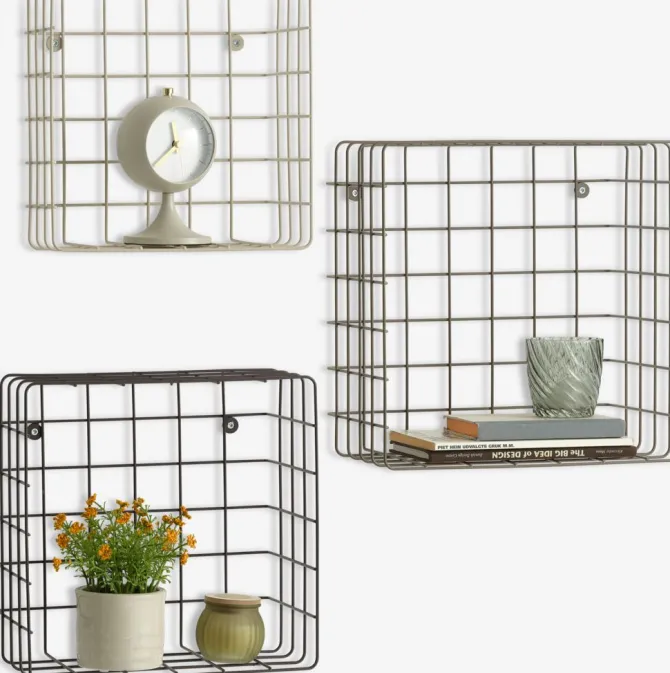 Væghylder STENUM beige/brun/mørkebrun 3 stk/pk