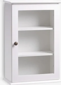 Vægskab MALLING 1 glaslåge hvid