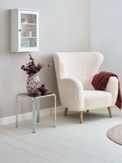 Vægskab MALLING 1 glaslåge hvid