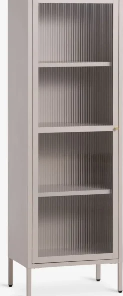 Vitrine HOPTRUP 1 låge beige
