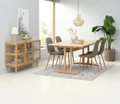 Vitrineskab LANGELINIE 3 låger eg