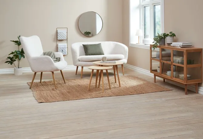 Vitrineskab LANGELINIE 3 låger eg