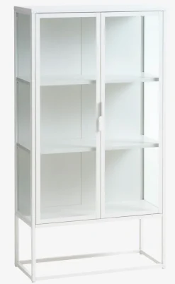 Vitrineskab VIRUM 2 låger hvid