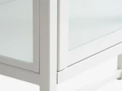 Vitrineskab VIRUM 2 låger hvid