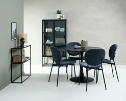 Vitrineskab VIRUM 2 låger sort