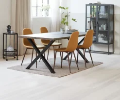 Vitrineskab VIRUM 2 låger sort